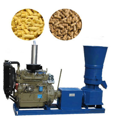 qualité  Machinery Repairs High Productivity Workshop Portable Pellet Machine R-Type Flat Die Agriculture Small Biomass Feed Pellet Making Machine For All Animals usine